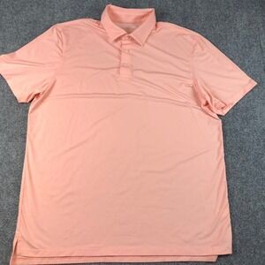 Southern Tide XXL Polo Shirt Short Sleeve Peach Performance Brrr° Cooling Tech